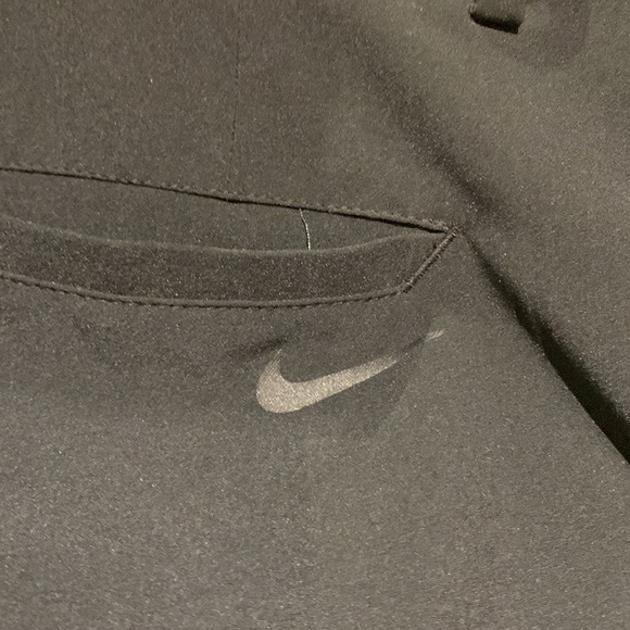 Nike Dri-FIT Golf Shorts Black Standard Fit Stretch Chino Hybrid Bermuda Sz 38 - Picture 4 of 11